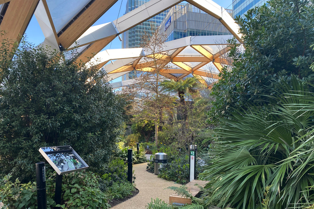 Secret Gardens: Crossrail Place Roof Garden, Canary Wharf