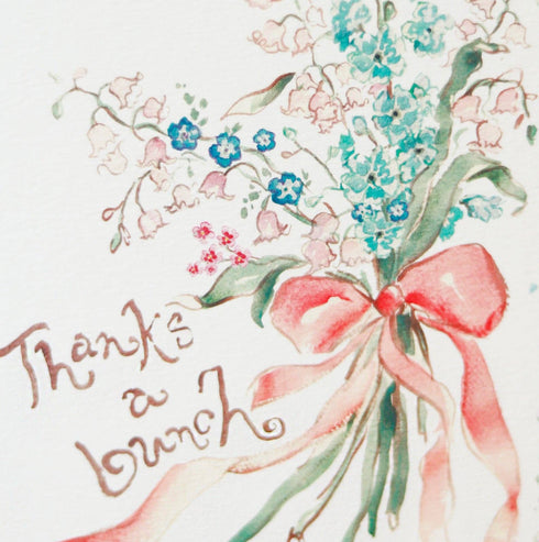 'Thanks a Bunch' Scalloped Card