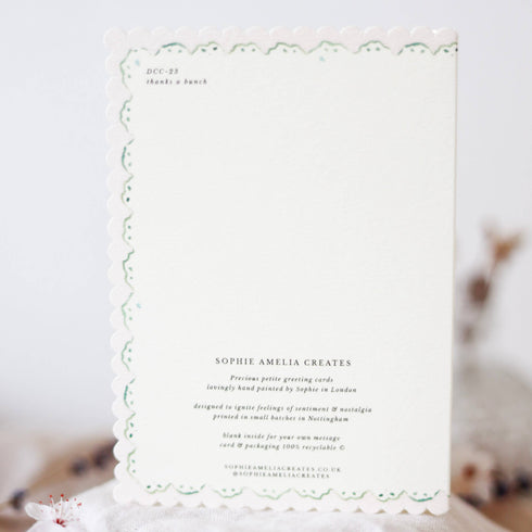 'Thanks a Bunch' Scalloped Card