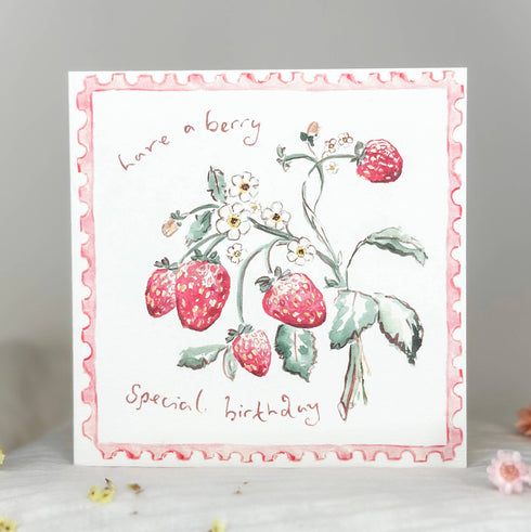 'A Berry Special Birthday' Greetings Card