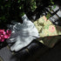 Green Floral English Leather & Linen Gardening Gloves – Small