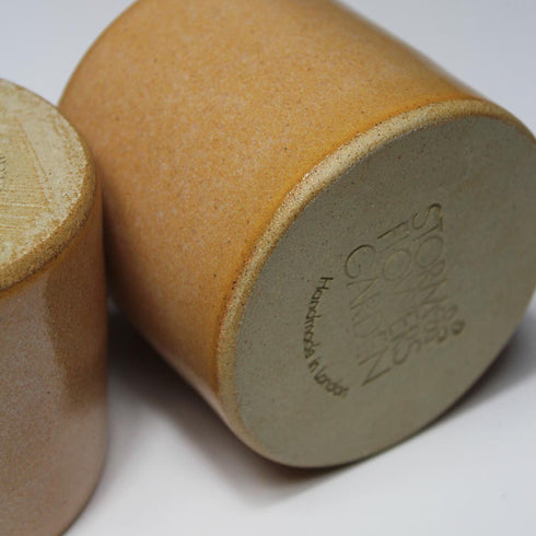 Mini Apricot Handmade Ceramic Plant Pot