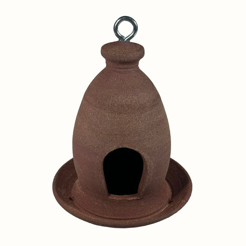 Handmade Ceramic Hanging Bird Feeder