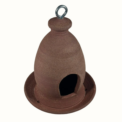 Handmade Ceramic Hanging Bird Feeder