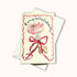 Congratulations Floral Scalloped Ribbon Card