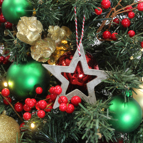 Concrete Hanging Star Decoration