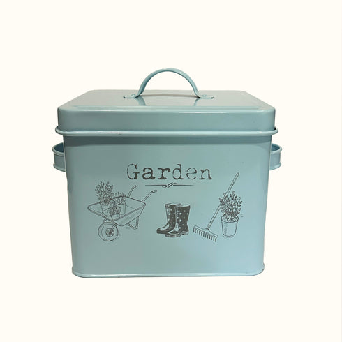 Garden Finds: Duck Egg Blue Gardening Gift Tin