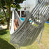 Light Grey Cotton Single Hammock