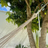 Grey Stripe Cotton Single Hammock