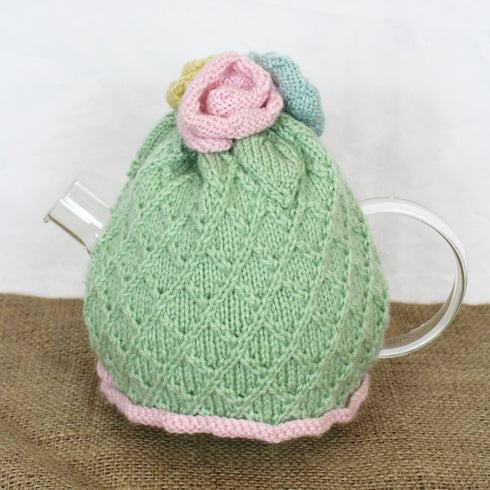 Afternoon Tea Pastel Knit Tea Cosy