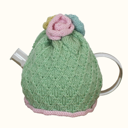 Afternoon Tea Pastel Knit Tea Cosy