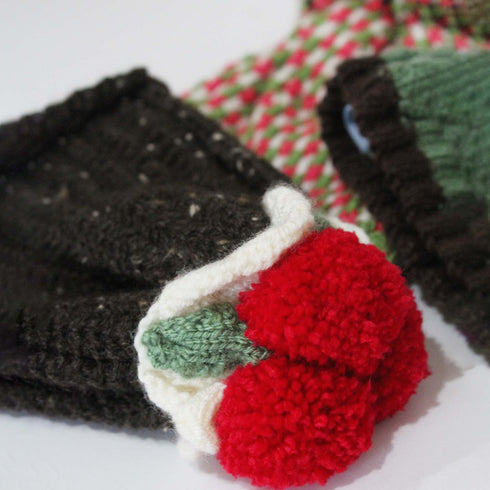 Christmas Pudding Festive Knit Tea Cosy