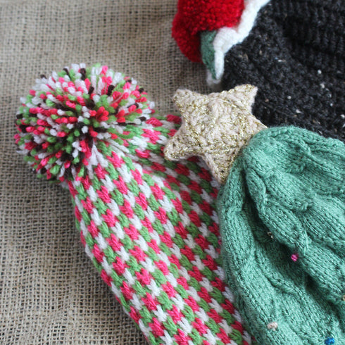 Classic English Tweed Knit Tea Cosy