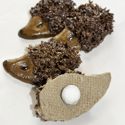 Hedgehog Handmade Ceramic Magnet
