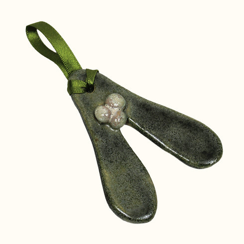 Kiss Me Under The Mistletoe! Hanging Christmas Decoration