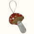 Red Mushroom Ceramic Hanging Decoration