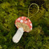 Red Mushroom Ceramic Hanging Decoration