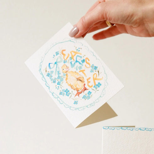 Easter Duckling Happy Easter Greetings Card