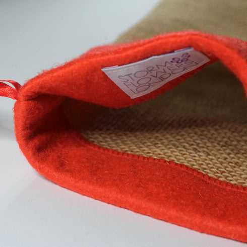 Hessian Christmas Stocking