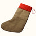 Hessian Christmas Stocking