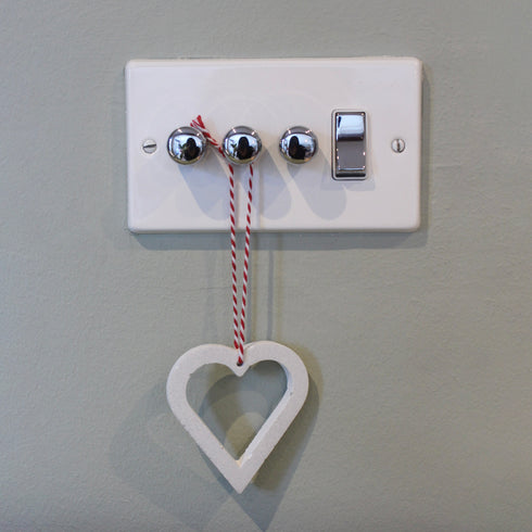 Concrete Hanging Heart Cutout Decoration