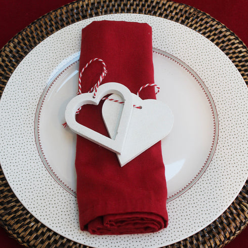 Concrete Hanging Heart Decoration