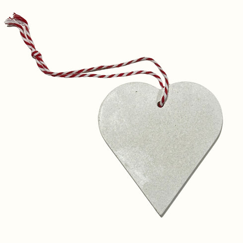 Concrete Hanging Heart Decoration