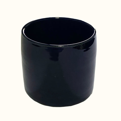 Mini Midnight Blue Handmade Ceramic Plant Pot 8cm