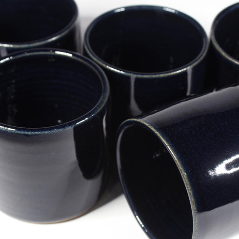 Mini Midnight Blue Handmade Ceramic Plant Pot