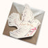 New Baby Dove-Shaped Greetings Card