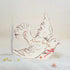 New Baby Dove-Shaped Greetings Card
