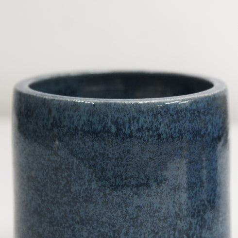 Mini Blue Handmade Ceramic Plant Pot 8cm