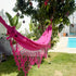 Hot Pink Cotton Single Hammock