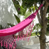 Hot Pink Cotton Single Hammock