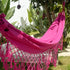 Hot Pink Cotton Single Hammock