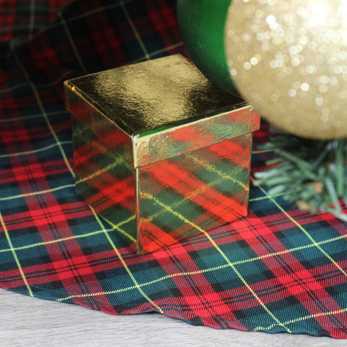 Red Tartan Christmas Tree Skirt