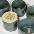 Mini Serpentine Blue Handmade Ceramic Plant Pot