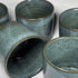 Mini Serpentine Blue Handmade Ceramic Plant Pot