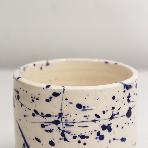 Mini Splatter Handmade Ceramic Plant Pot 8cm