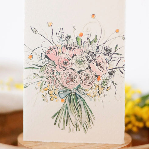 Floral Bouquet Greetings Card