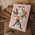 Thank You So Much Dusky Pink Flower Bouquet Thanks Card