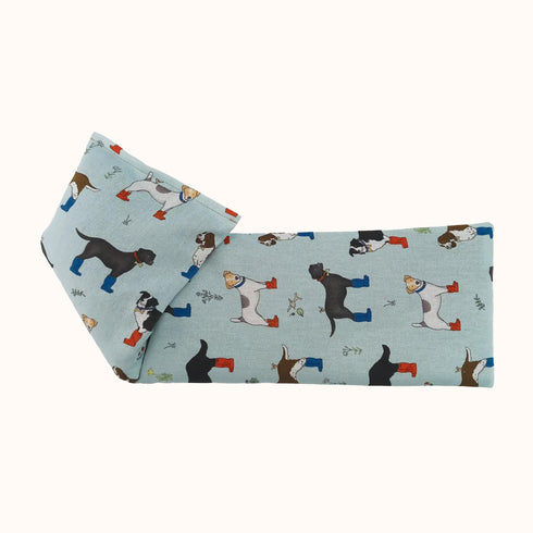 Wellie Boot Dogs Lavender Scented Cotton Wheat Bag