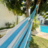 Blue Stripe Cotton Single Hammock