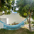 Blue Stripe Cotton Single Hammock