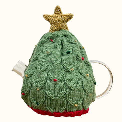 Christmas Tree Festive Knit Tea Cosy