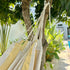 Yellow Stripe Cotton Single Hammock