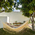 Yellow Stripe Cotton Single Hammock