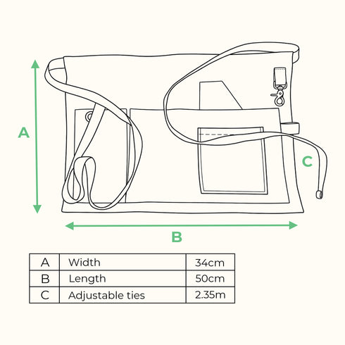Moss Green Cotton Makers Apron