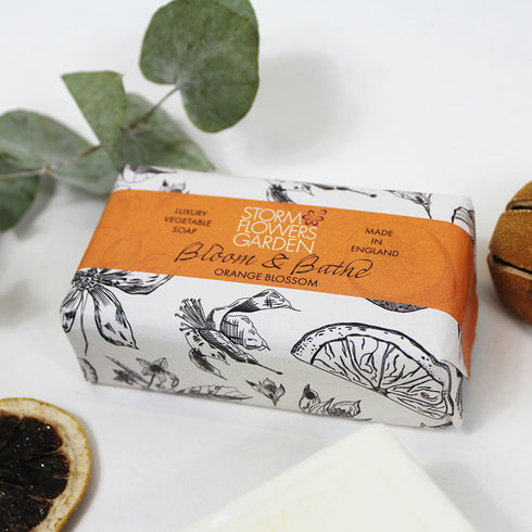 Bloom and Bathe | Orange Blossom Soap Bar 190g
