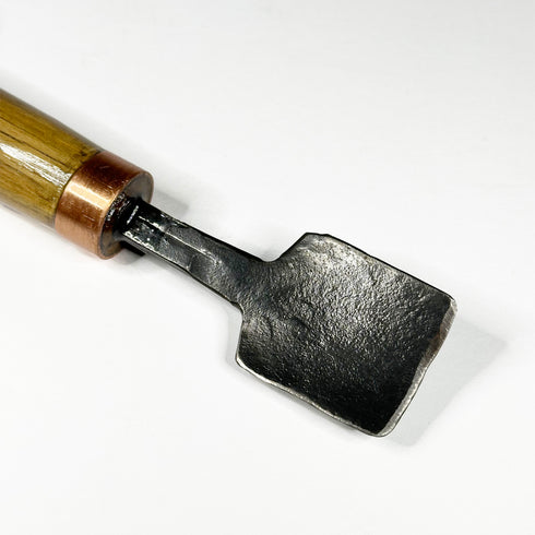 Small Hand Forged Steel Seedling/Terrarium Trowel with Copper Detail